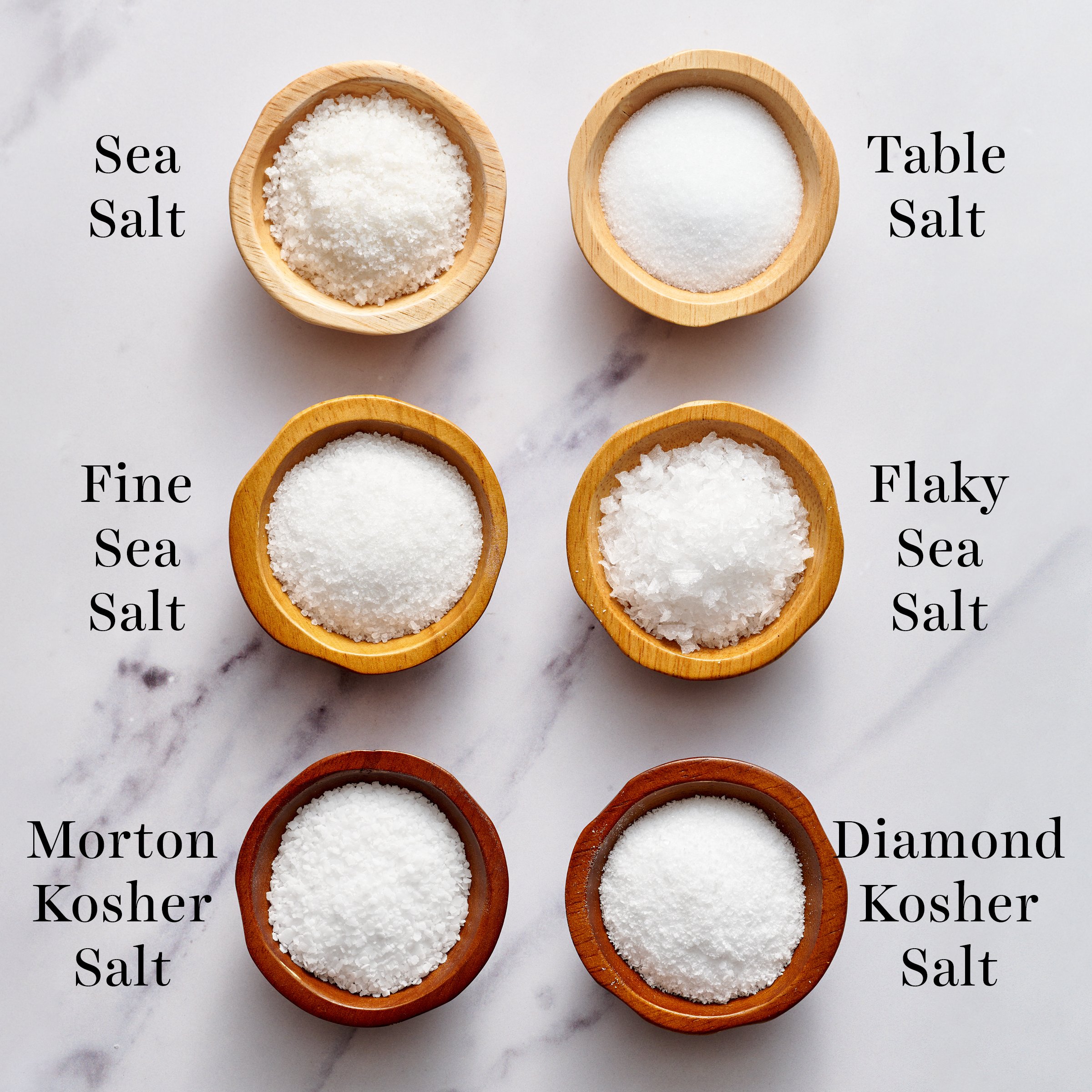 Table Salt Vs Sea Salt Vs Kosher Salt 