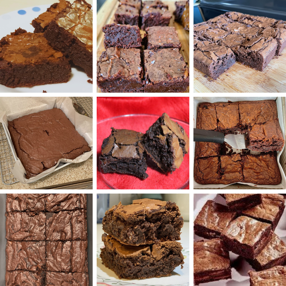 a collage of entries from our baking challenge