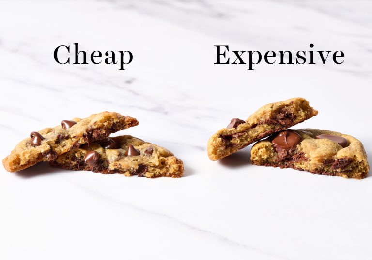 Cheap vs. Expensive Ingredients in Chocolate Chip Cookies
