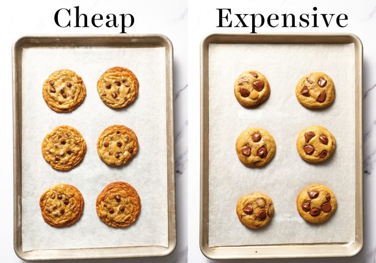 Cheap vs. Expensive Ingredients in Chocolate Chip Cookies