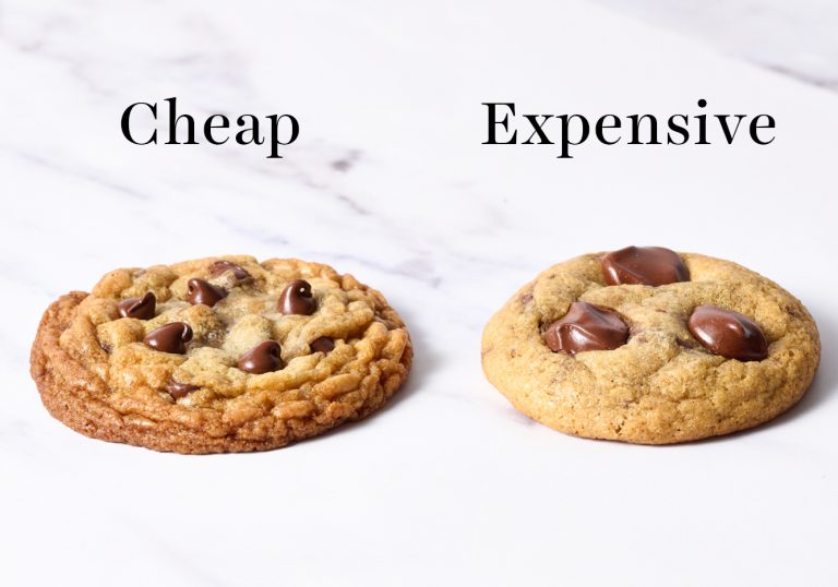 Cheap vs. Expensive Ingredients in Chocolate Chip Cookies