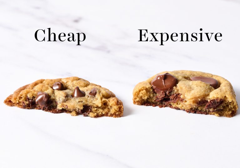 Cheap vs. Expensive Ingredients in Chocolate Chip Cookies
