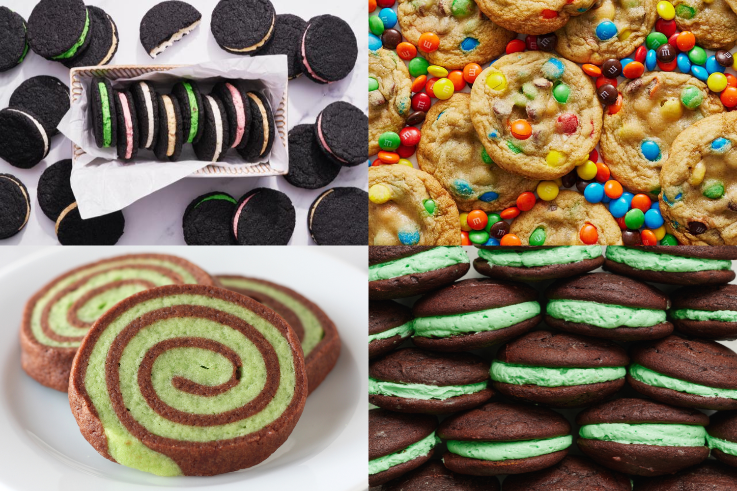 four homemade St. Patrick's Day dessert recipes, cookie edition.