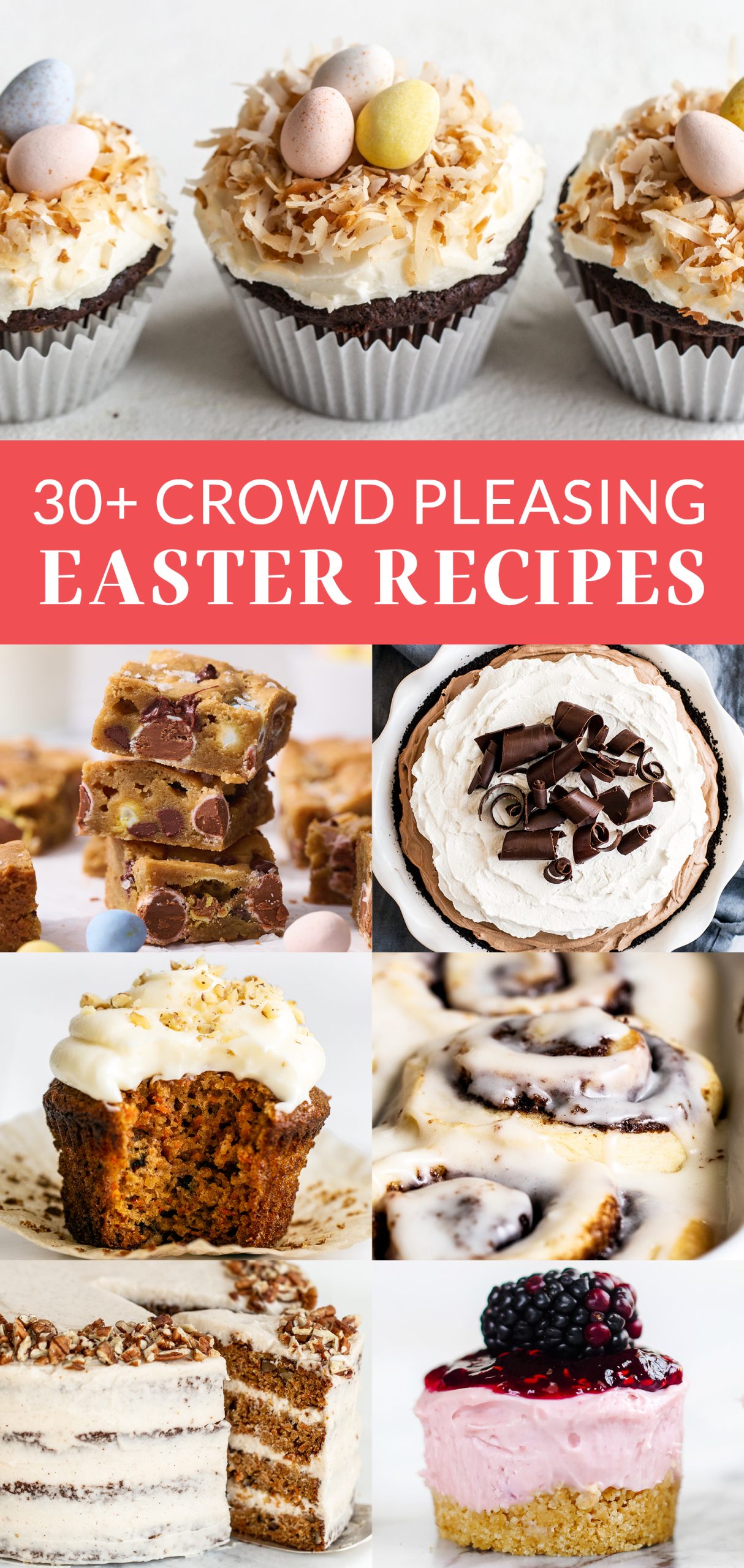 30 BEST Easter Desserts + Brunch Recipes | Handle The Heat