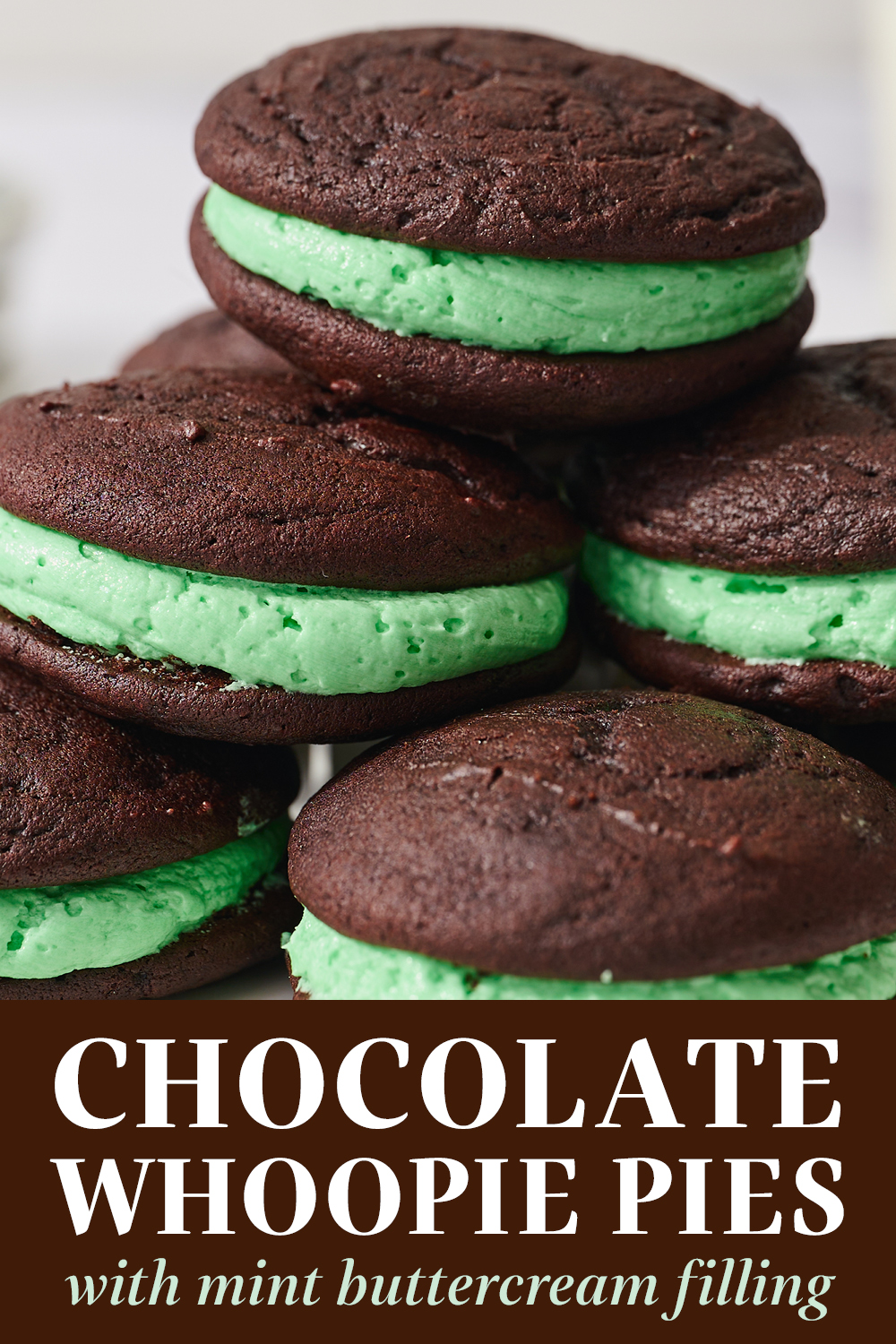 Mint Chocolate Whoopie Pies Handle the Heat