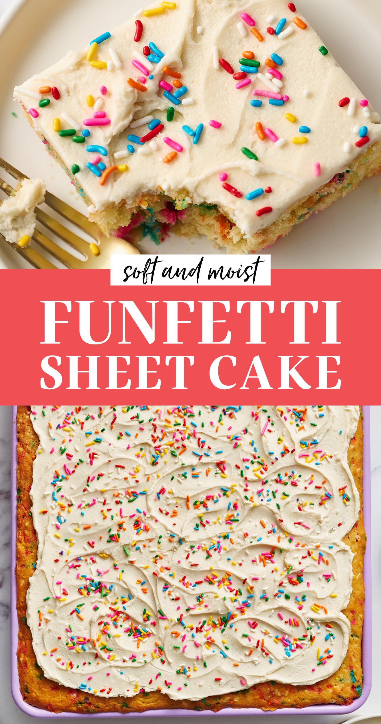 Funfetti Sheet Cake Handle The Heat