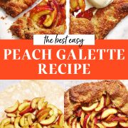 Just wait until you SMELL this Peach Galette 🤤🍑 your whole house wil
