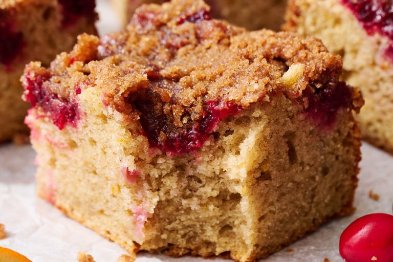 Cranberry Orange Coffee Cake - Handle the Heat