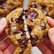 Bourbon Rye Oatmeal Chocolate Chunk Cookies