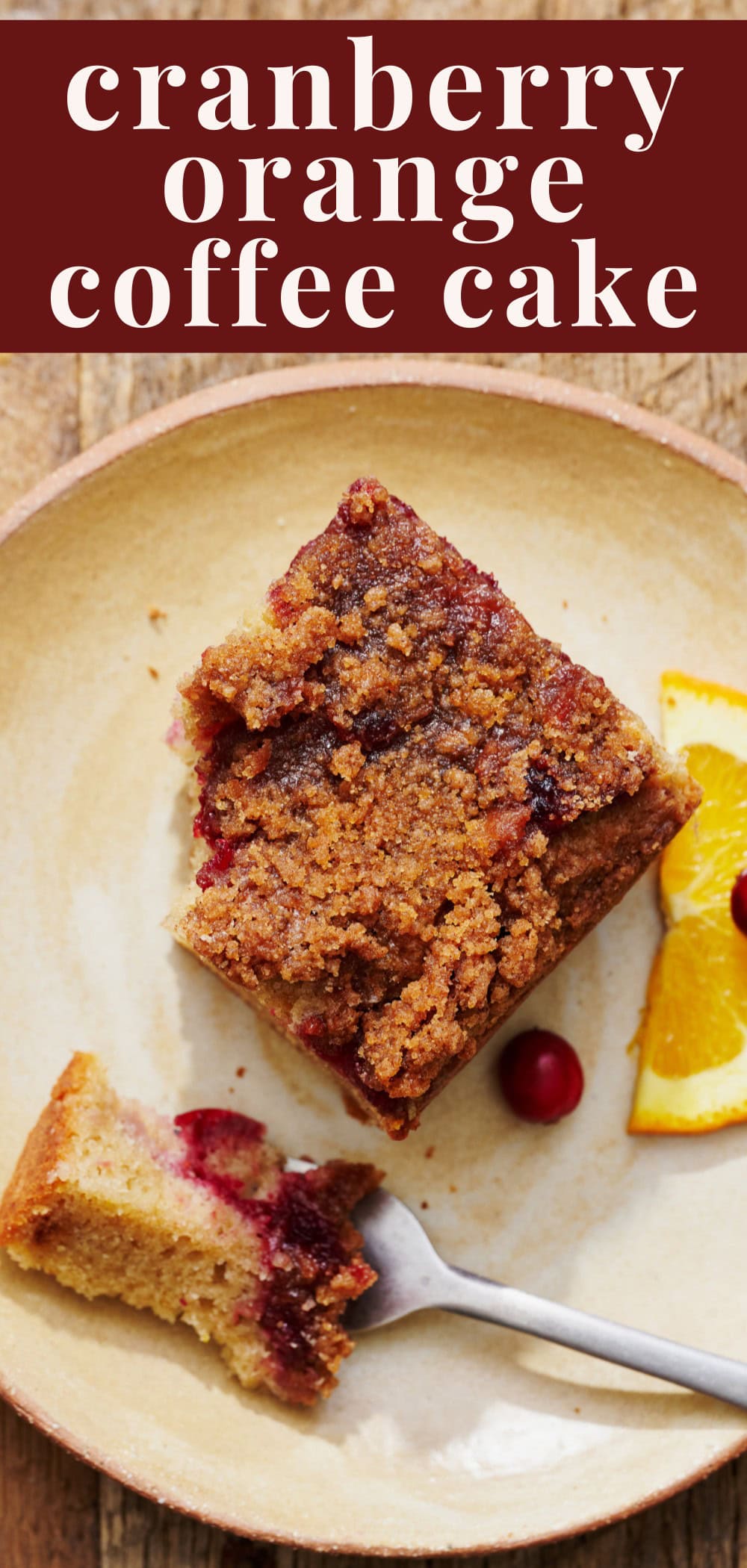 Cranberry Orange Coffee Cake - Handle the Heat