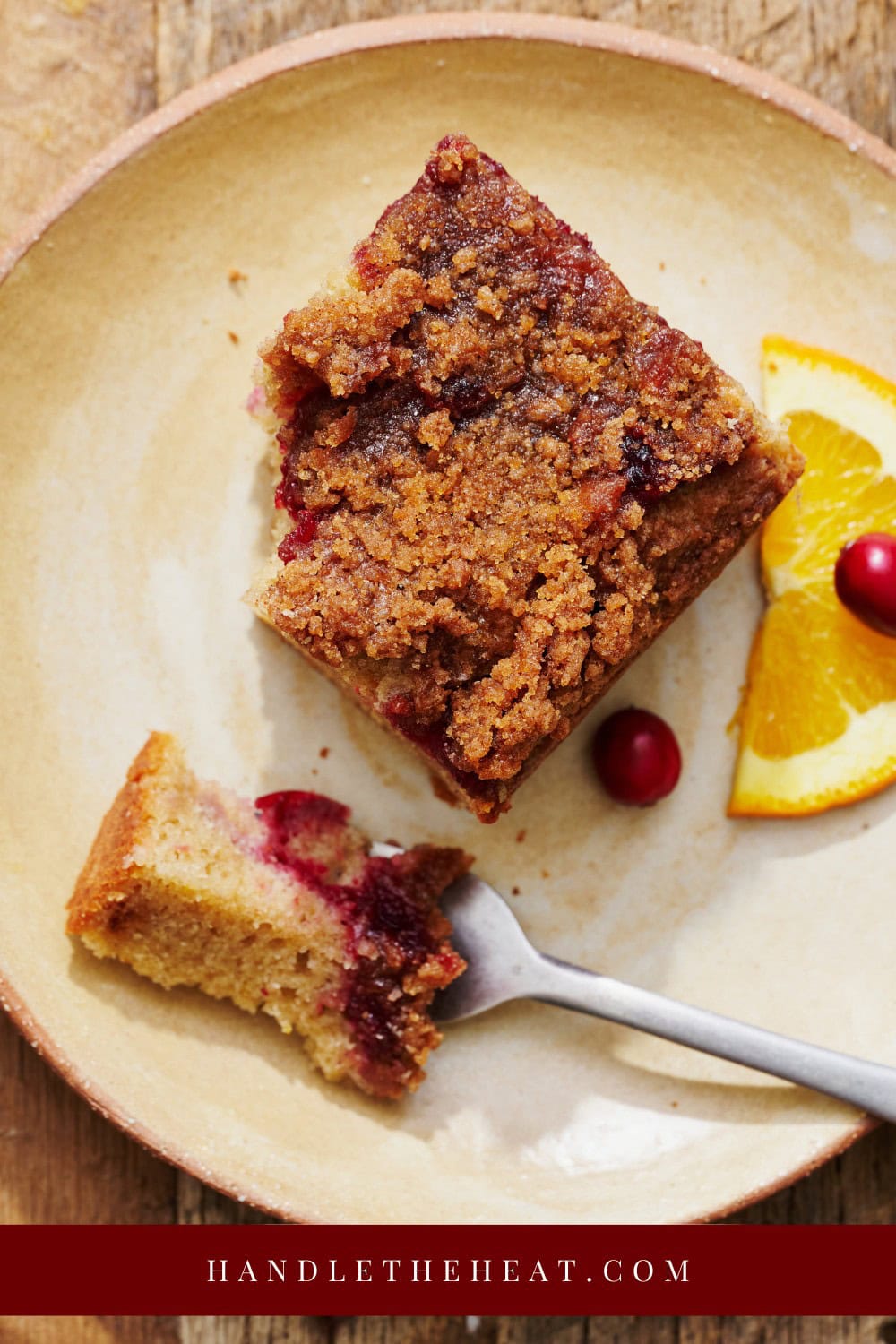 Cranberry Orange Coffee Cake - Handle the Heat