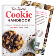 graphic image of the Ultimate Cookie Handbook cookbook