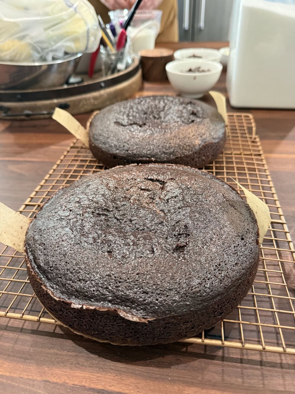 My cake or cupcakes sunk in the center