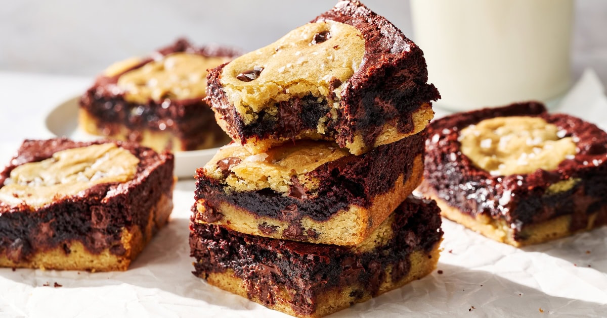Perfect Brookies Recipe (Fudgy Brownie Cookie Bars)