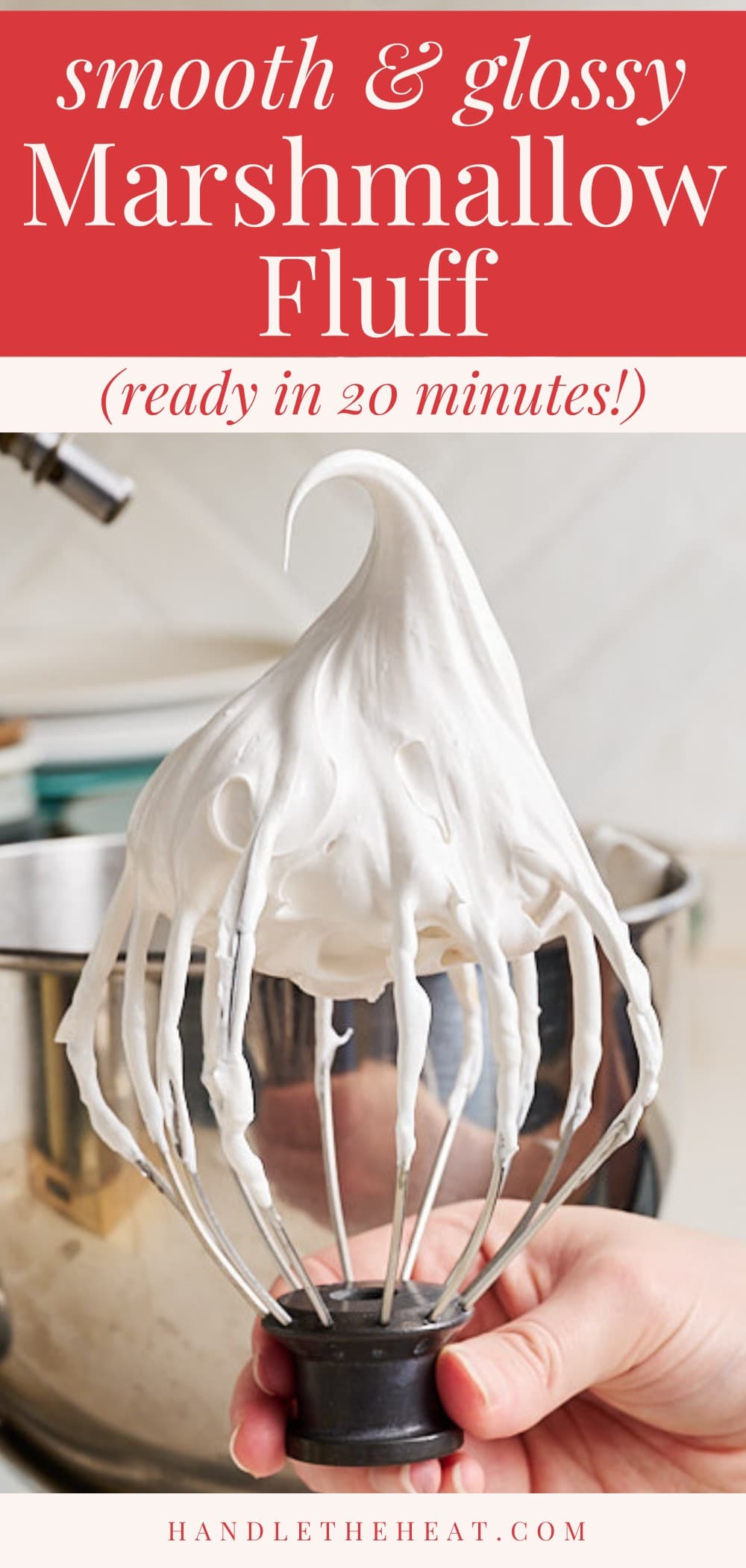 Homemade Marshmallow Fluff (Easy, Glossy, Foolproof)